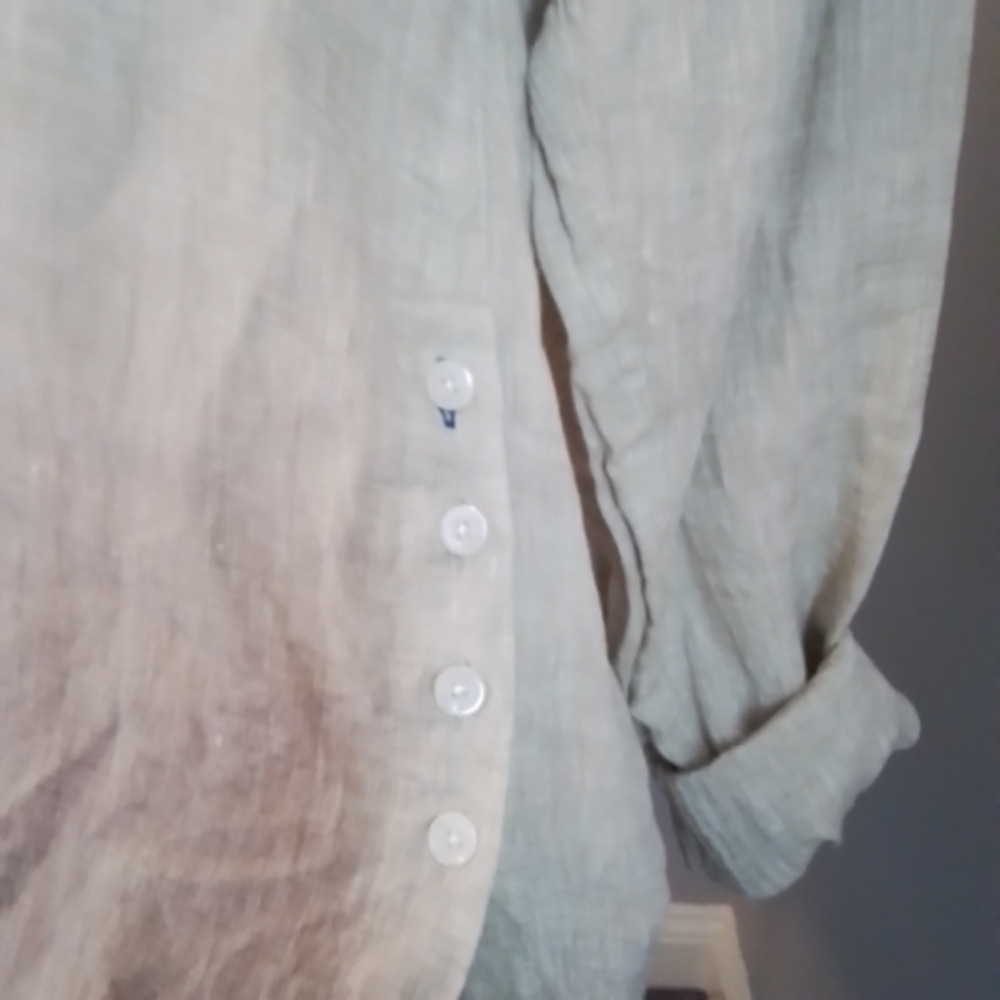 J. Mclaughlin Fallon Linen Tunic Top - S View 5